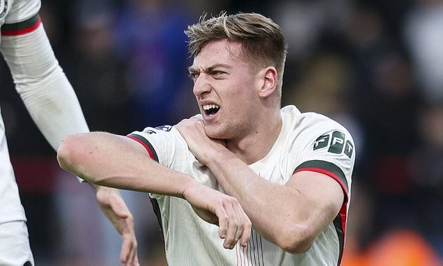 邮报：切尔西9号魔咒难破？德拉普伤缺两个月复出又肩膀受伤