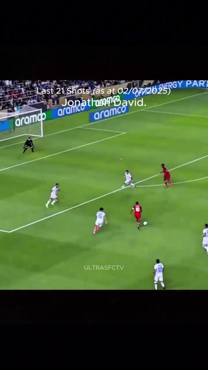 尤文赚大了前场新援乔纳森戴维近21脚射门合集