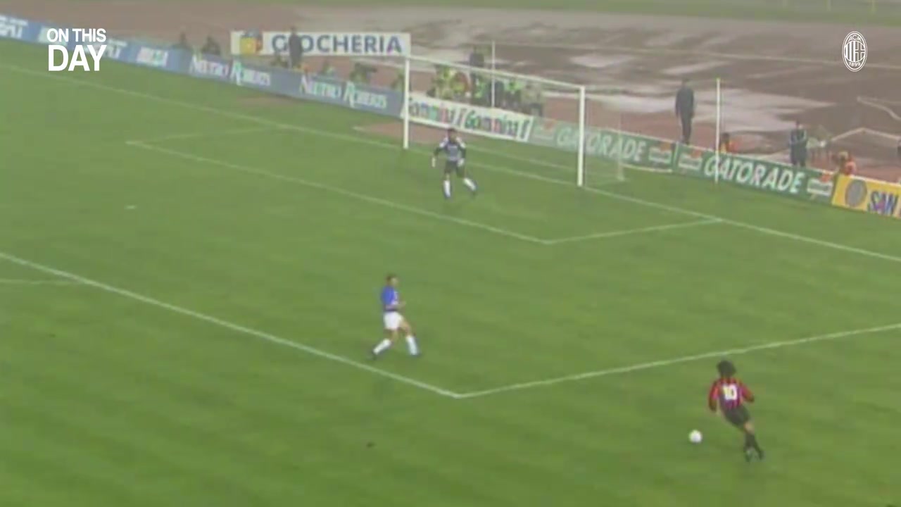 都是老熟人啊名场面90年AC米兰欧洲超级杯战胜桑普多利亚